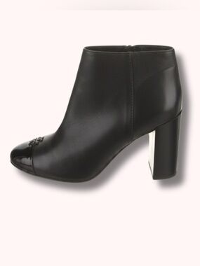 Tory Burch Black Leather Ankle Boots